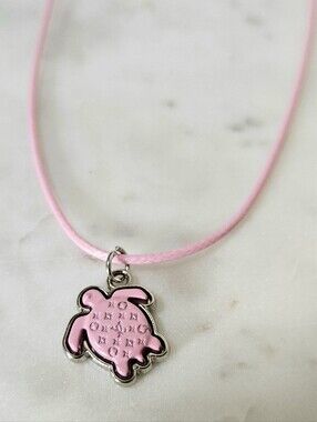 Adorable Pink Monogram Honu Necklace 🐢💕